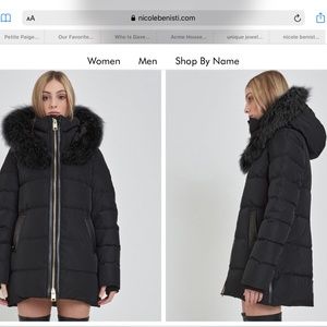 Nicole Benisti nakiska down jacket bnwt